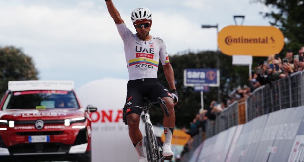 Jhonatan Narváez ganó la octava etapa del Giro 2026.