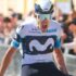 Jon Barrenetxea (Movistar) en la meta del Tour de Finisterre 2026.